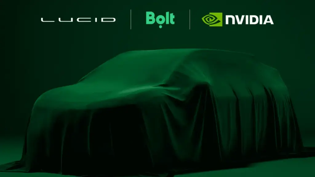 Bolt та Lucid обрали софт Nvidia для своїх майбутніх роботаксі в Європі