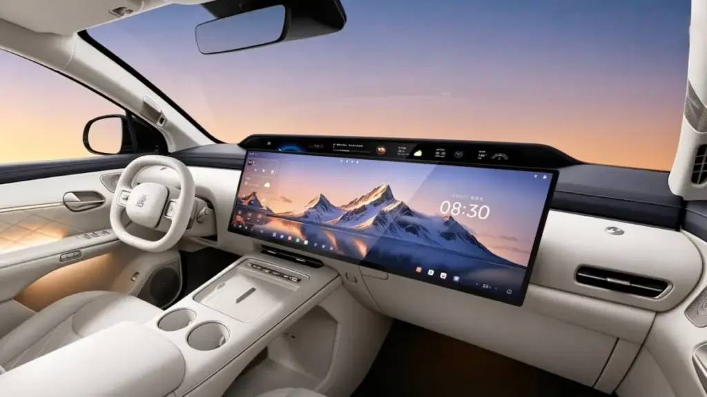 BYD анонсувала інтерфейс Giant Screen для третього покоління Tang EV