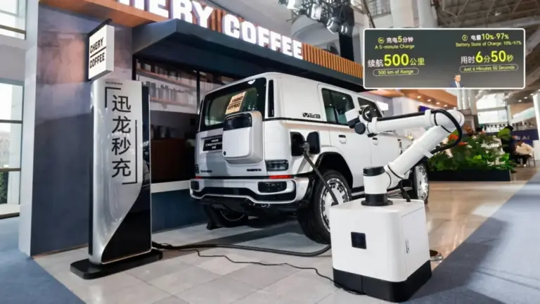 Chery анонсувала ультрашвидку зарядну систему Volt-dragon потужністю 1,44 МВт