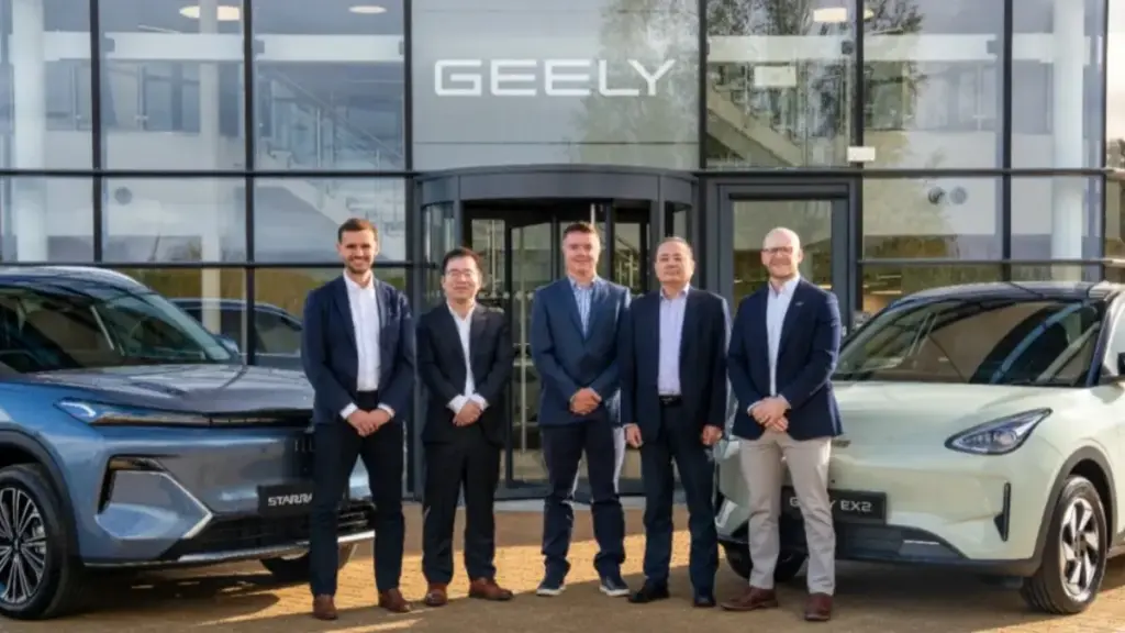 Geely відкрила соту точку продажу у Великій Британії та звітує про 10 тисяч авто