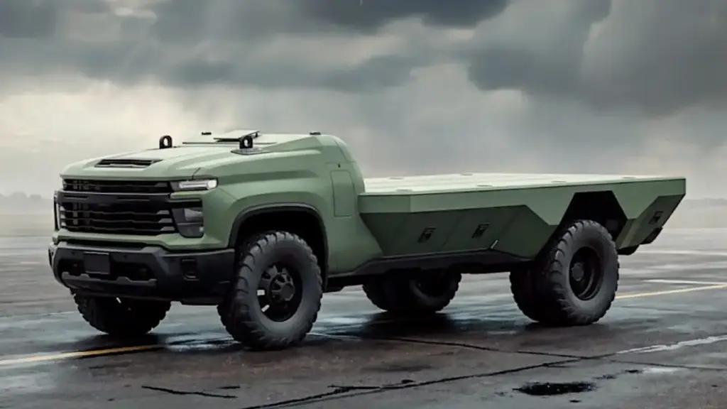 GM Defense представила автономну військову платформу UGV на базі Silverado 3500