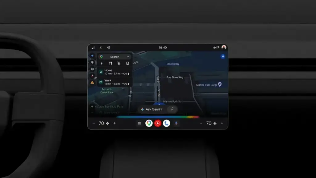Google додає персоналізований штучний інтелект Gemini у свої автомобілі