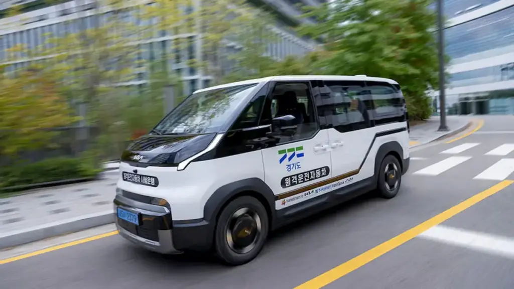 Kia запускає у Кореї каршеринг без водіїв за допомогою мінівена PV5