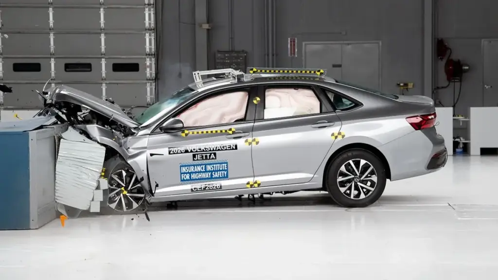 Оновлений Volkswagen Jetta 2027 року пройшов краш-тести IIHS