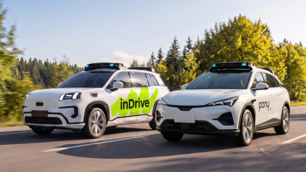 Pony AI, inDrive та Nvidia запускають пілот роботаксі у Казахстані