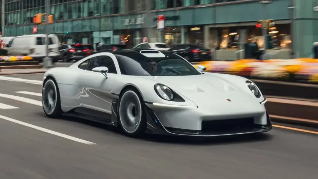 Porsche випустила нові фото концепту Mission S на вулицях Нью-Йорка