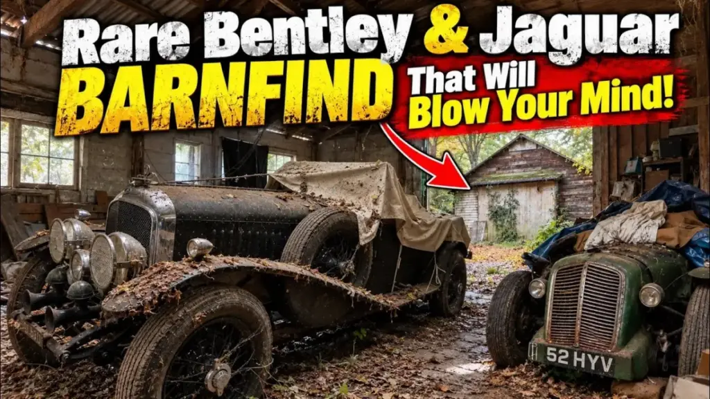 Рідкісний Bentley 1928 року випуску знайшли в закинутому сараї у Великій Британії