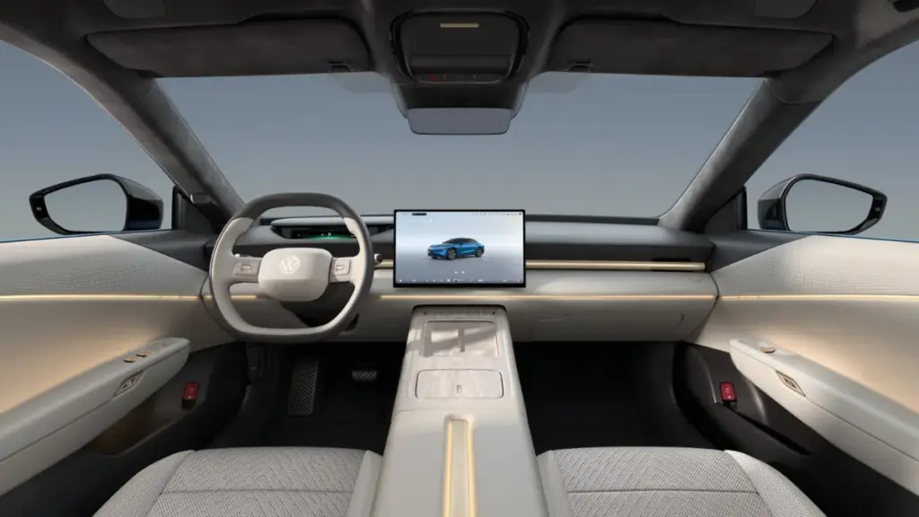 Volkswagen випустив електричний седан ID. UNYX 09, створений спільно з Xpeng