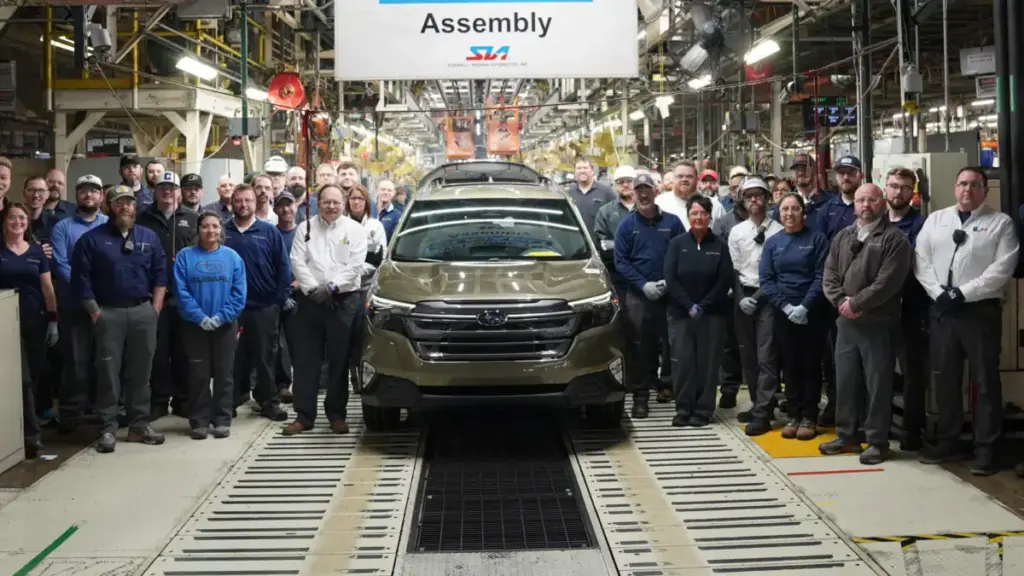 Які моделі Subaru виробляють у США замість Японії